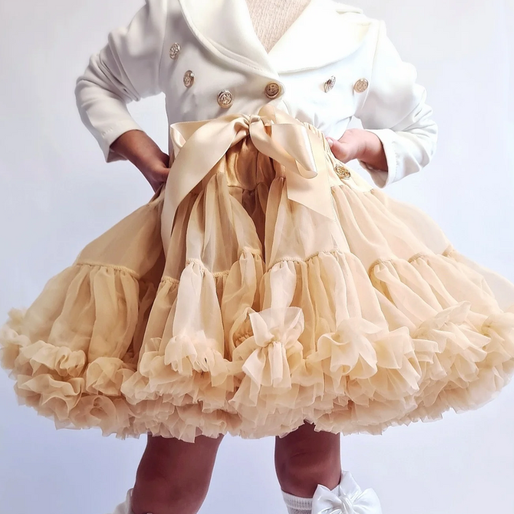 SPÓDNICZKI SZYFONOWE