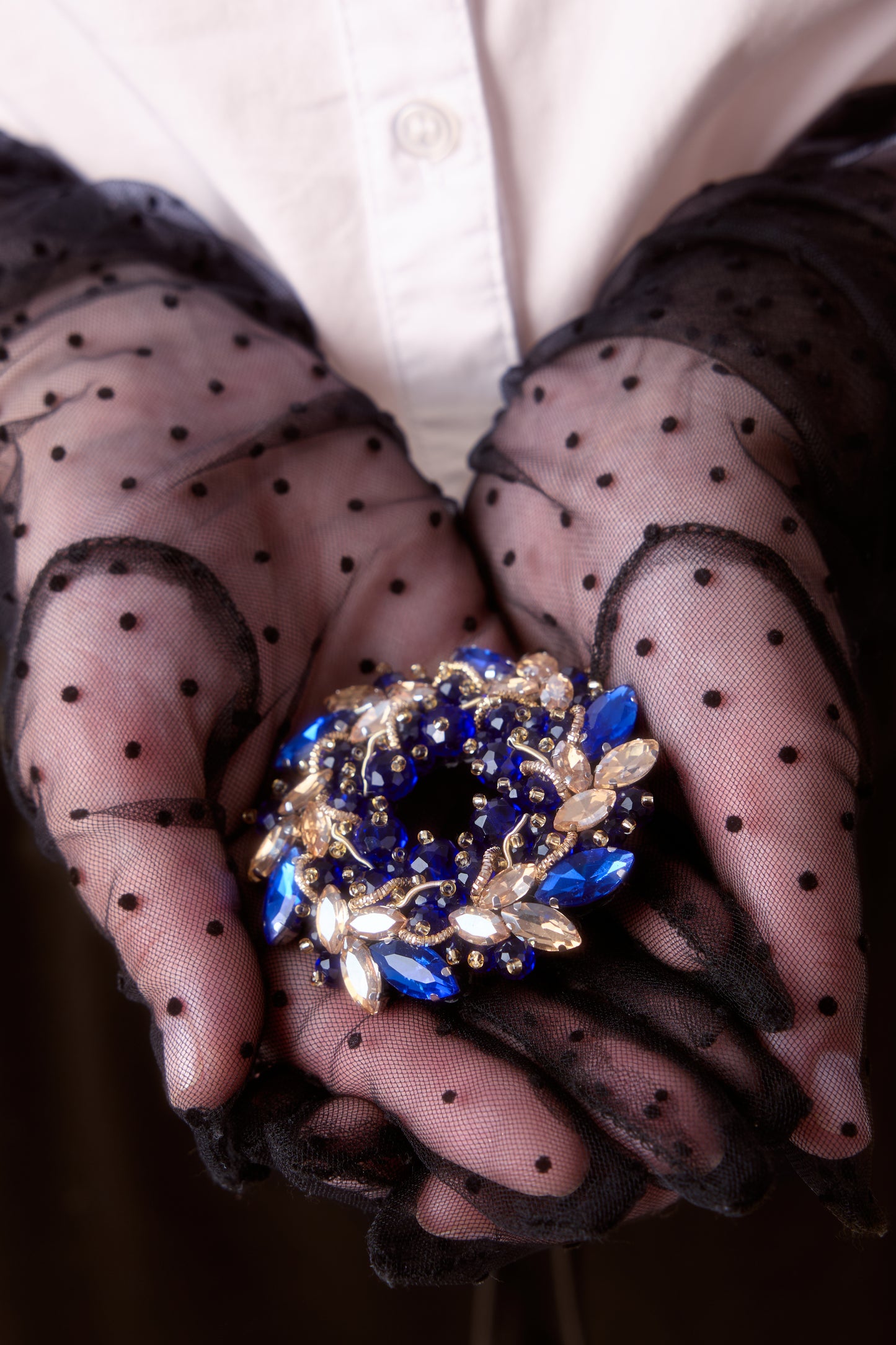 Azzura Sapphire - Broszka