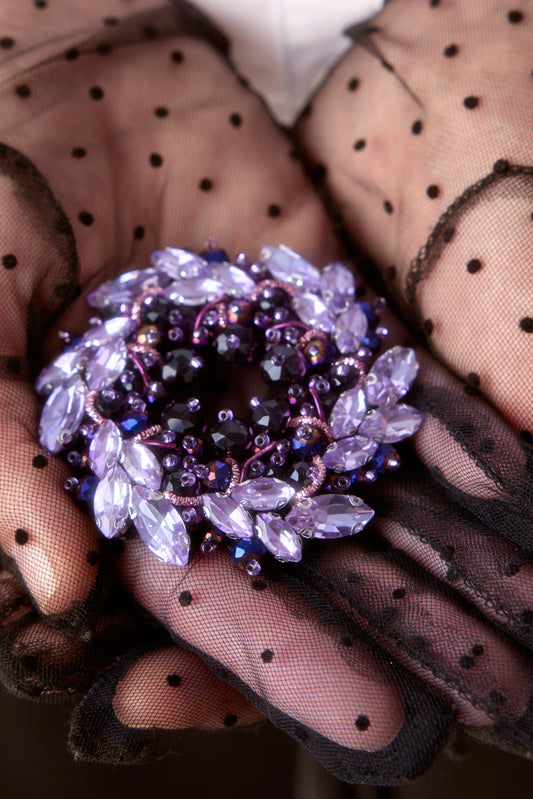 Azzura Lavender Fog - Broszka
