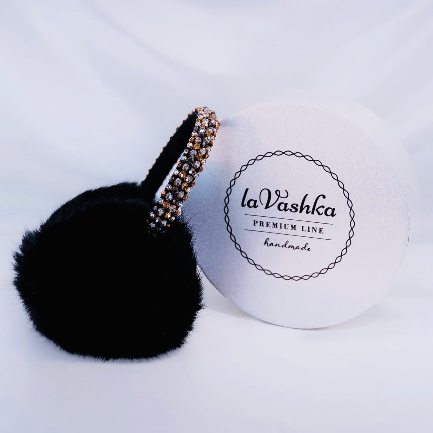 Maribel Black Golden Moon - Nauszniki