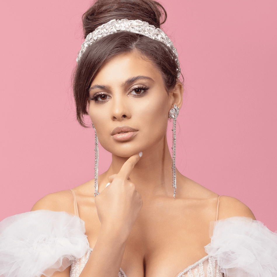 Chloe Crystal Silver - opaska