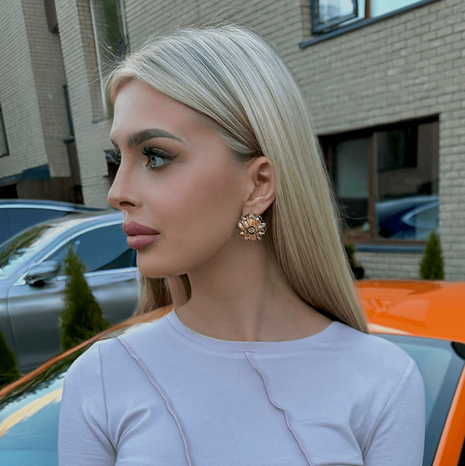 Calipso Gold - kolczyki