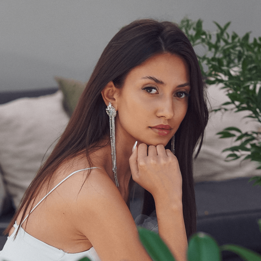 Amore Crystal Whitehite - Kolczyki