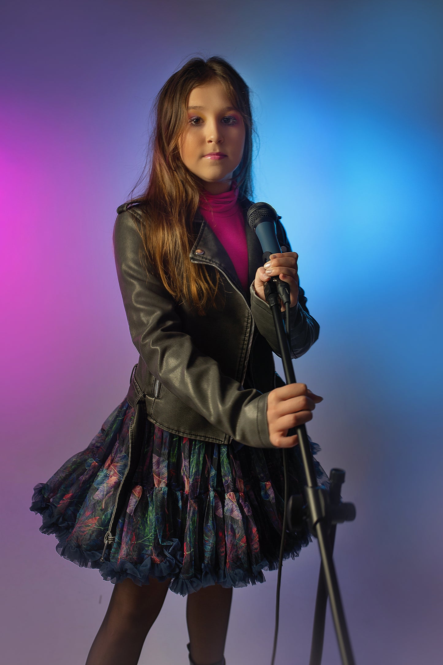 Spódniczka LaVashka Floral - Atrament