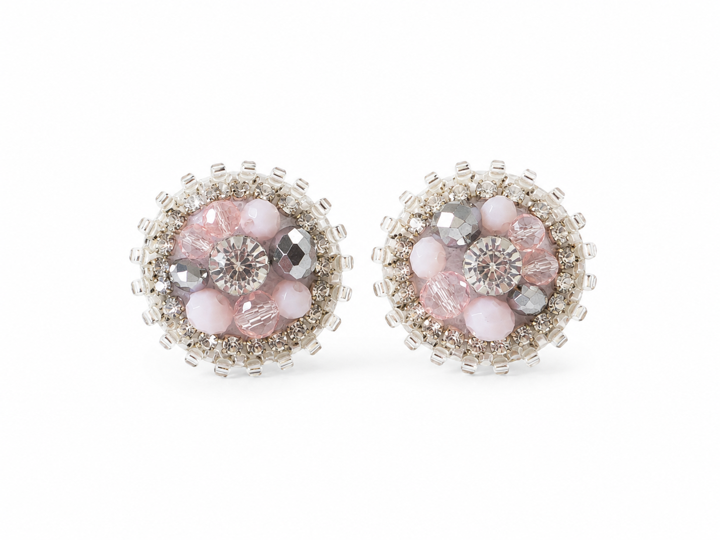 Auris I Silver Pink - Kolczyki