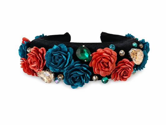 Gina Flowers Capri Coral - Opaska