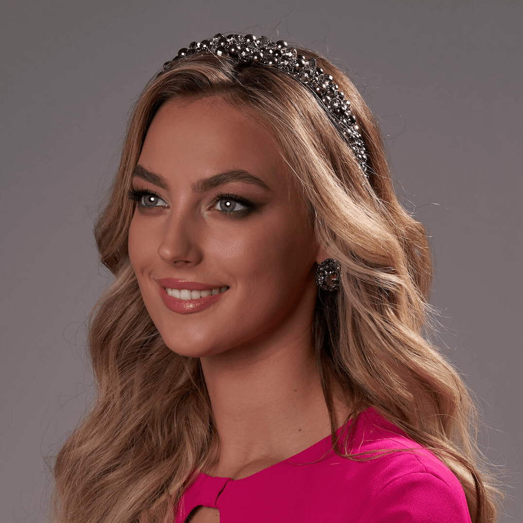 Estelle Ombre silver - opaska