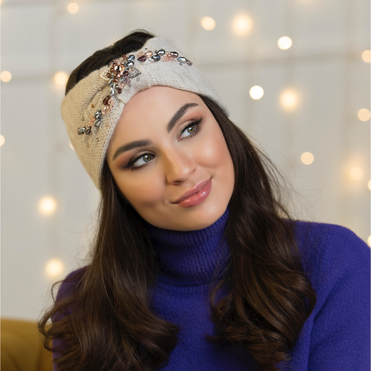 Opaska Winter Beige - Wild rose