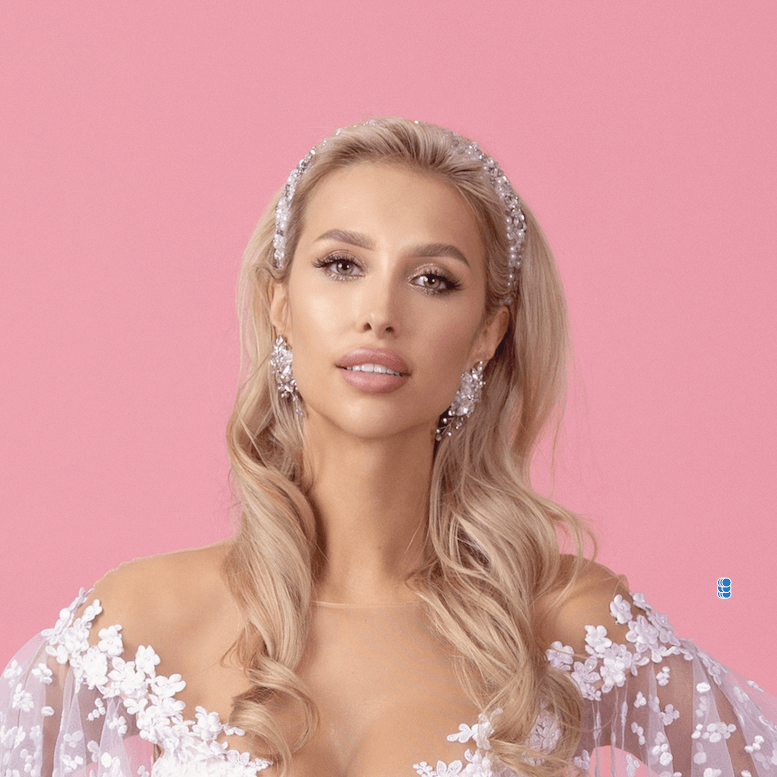 Dolores Crystal white pure - kolczyki