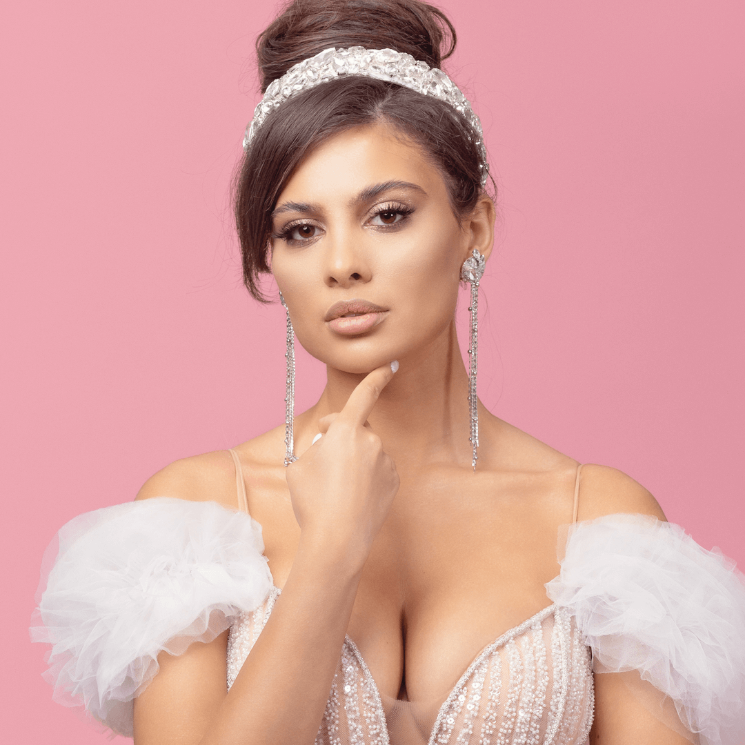 Amore Crystal white - kolczyki