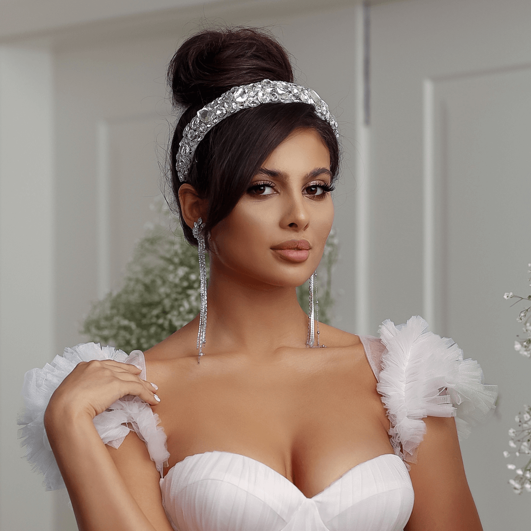 Chloe Crystal Silver - opaska
