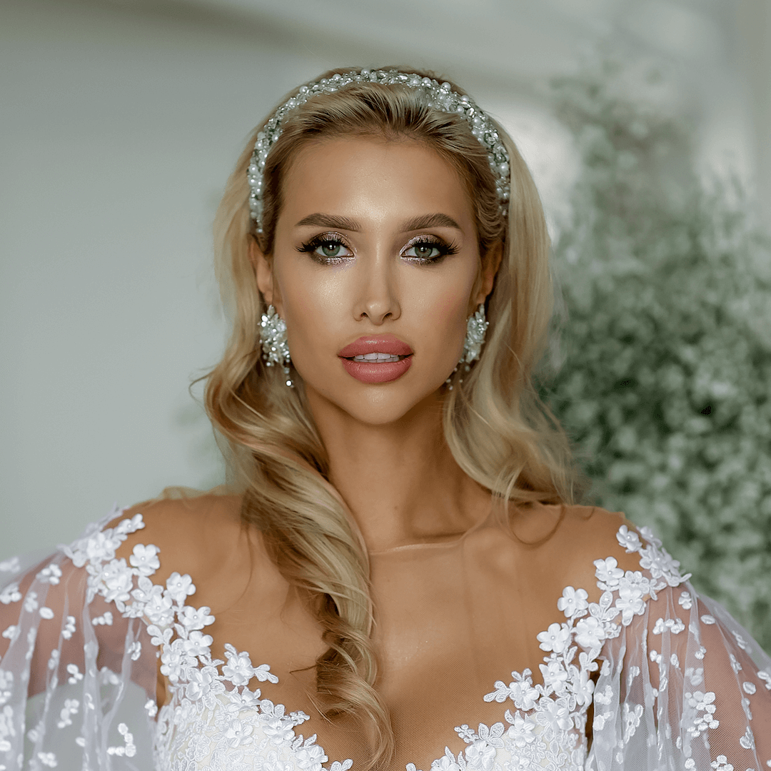 Dolores Crystal white pure - kolczyki