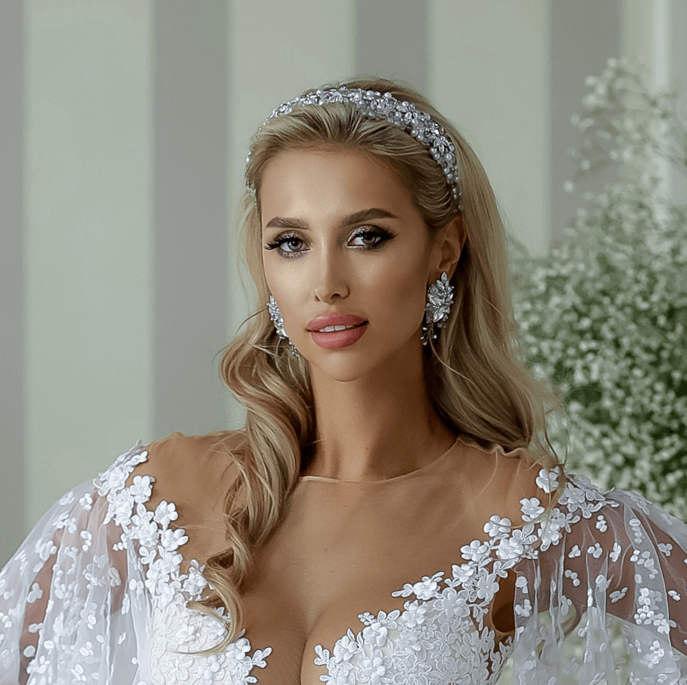 Viva narrow Crystal White - opaska