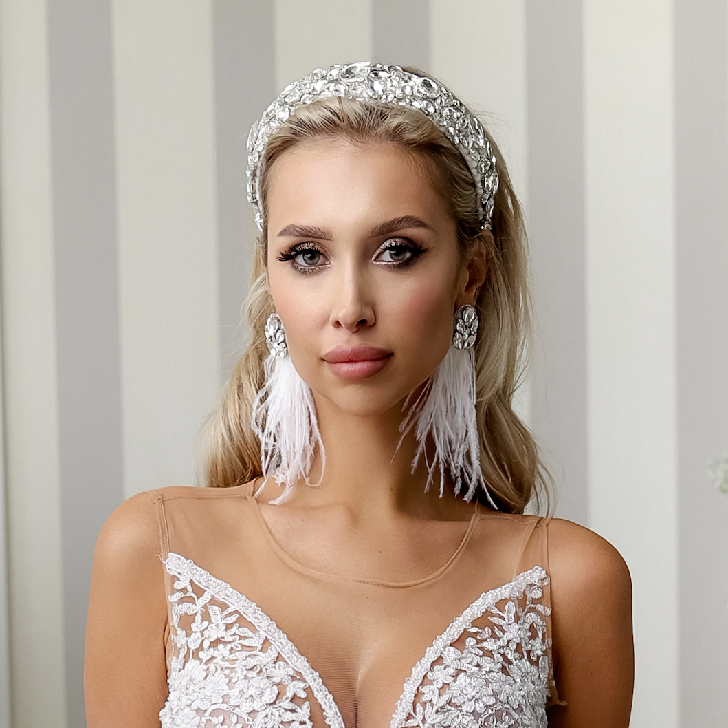 Chloe Crystal Silver - opaska