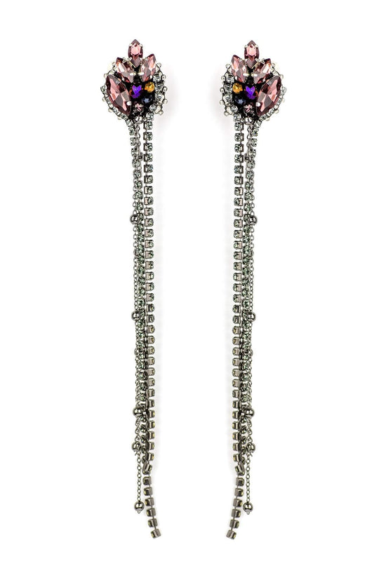 Amore Purple rain - kolczyki - LaVashka.com