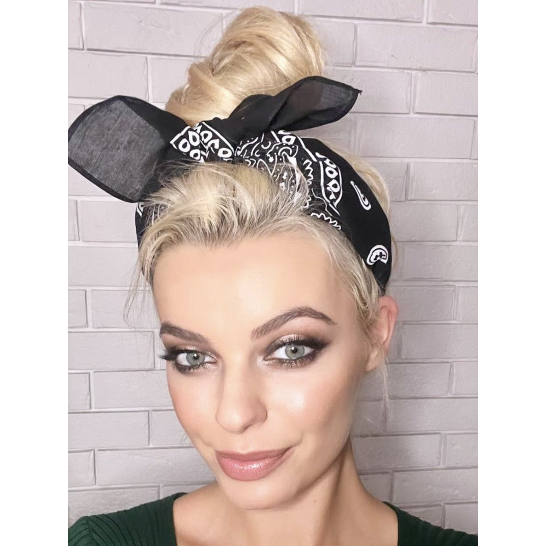 Bandana czarna - opaska - LaVashka.com