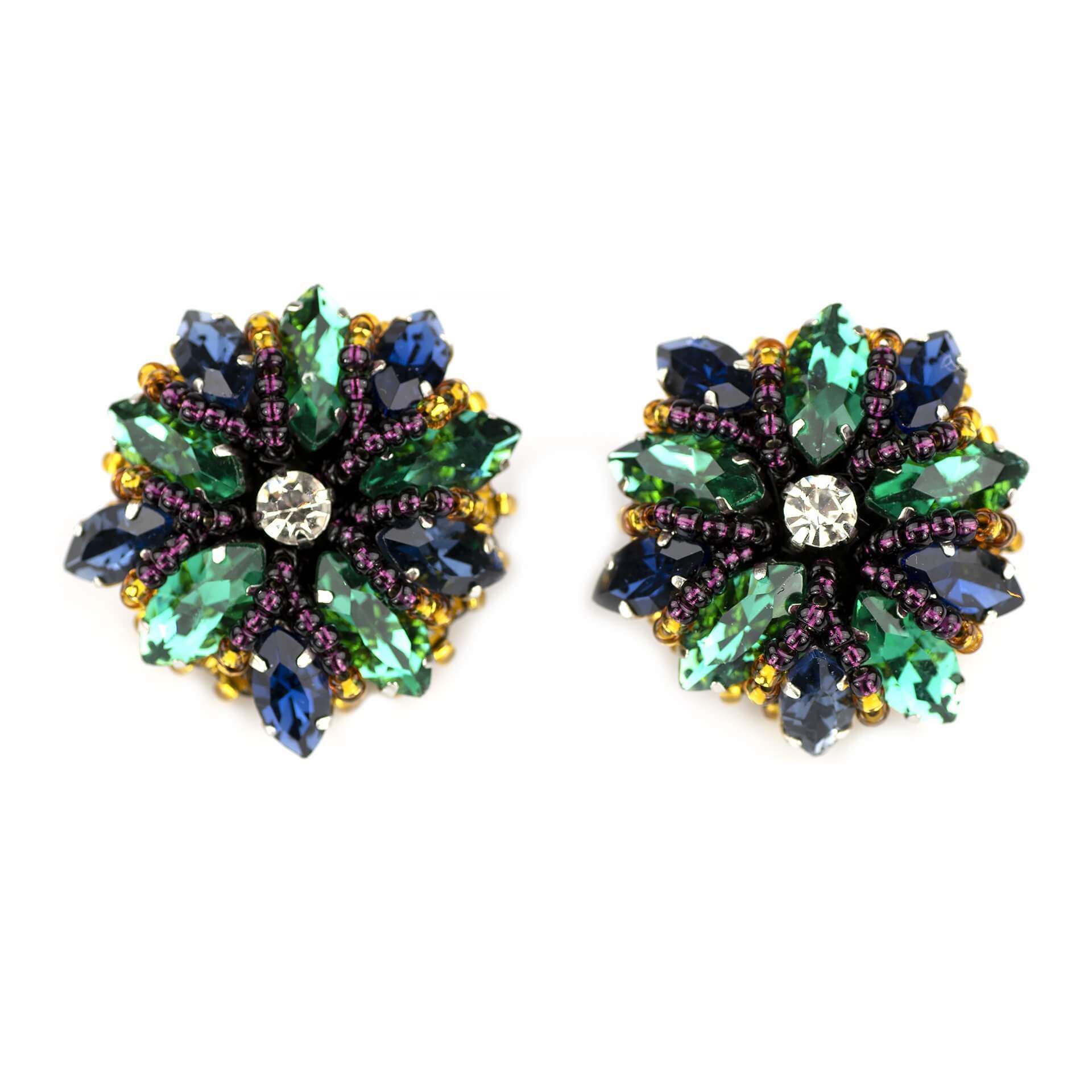 Calipso Crystal sea - kolczyki - LaVashka.com