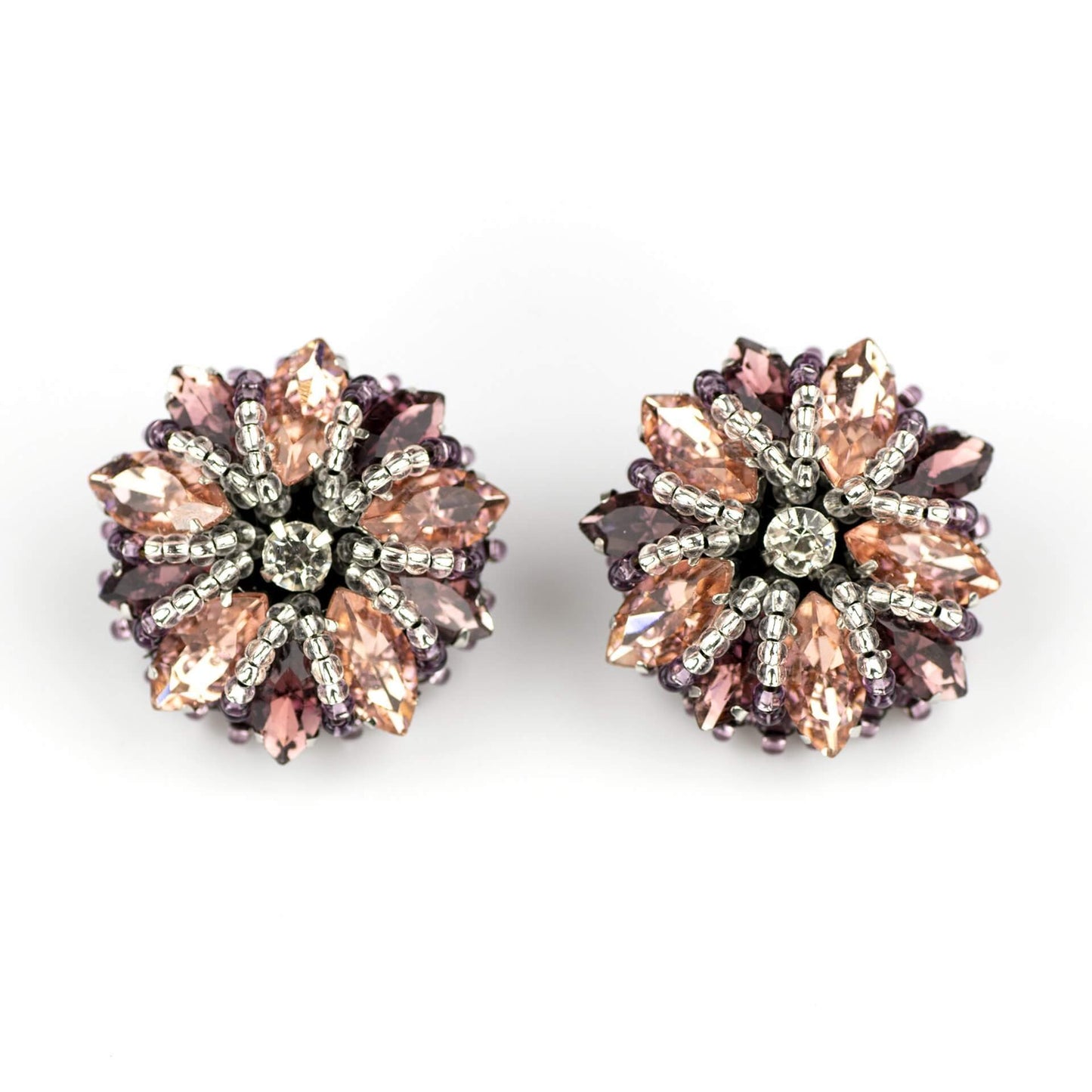 Calipso Dusty pink- kolczyki - LaVashka.com