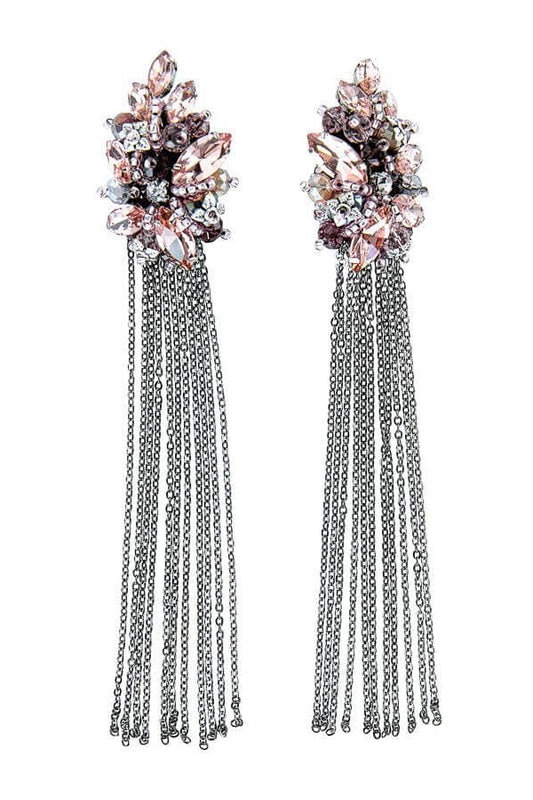 Destiny Dusty pink - kolczyki - LaVashka.com