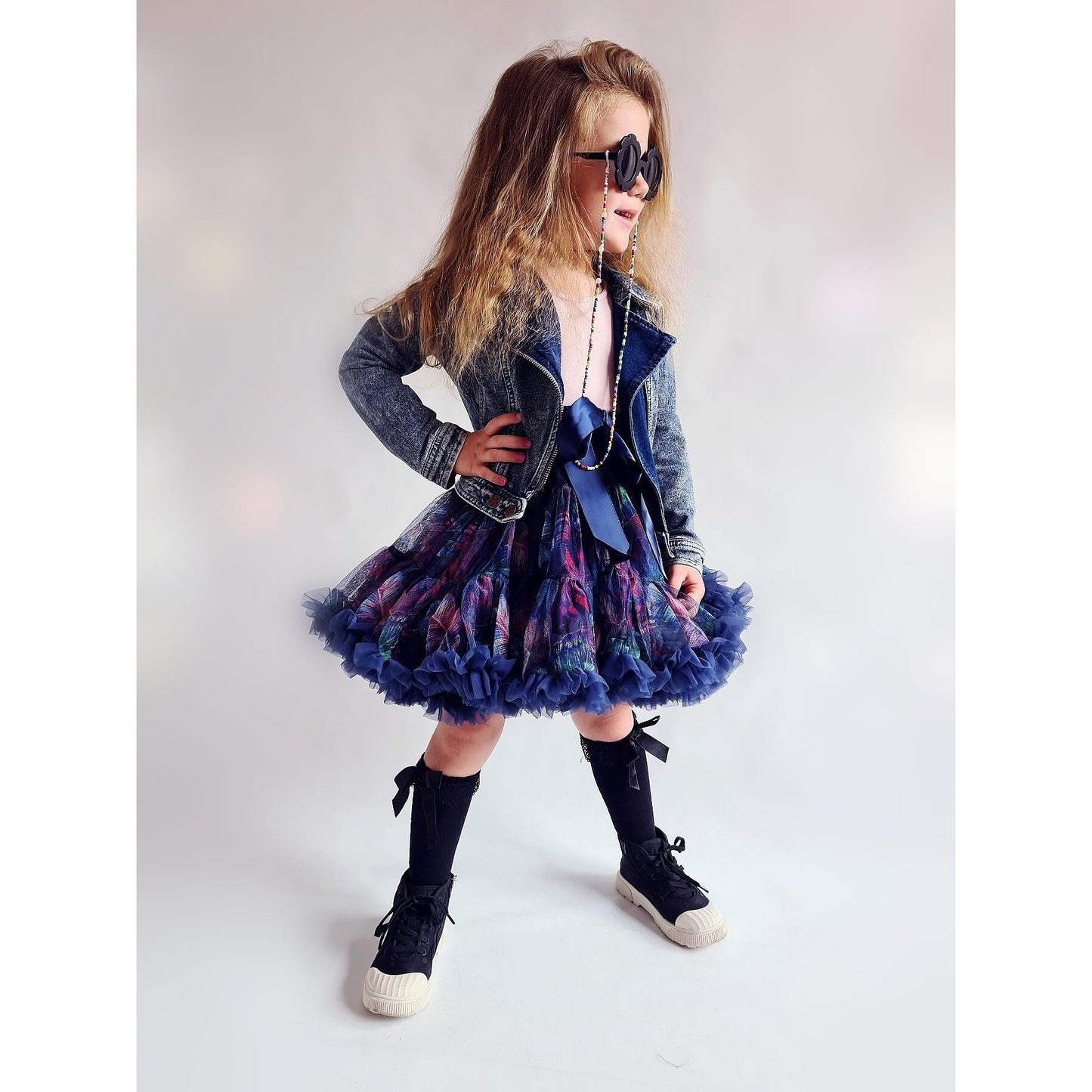 Spódniczka LaVashka Floral - Atrament