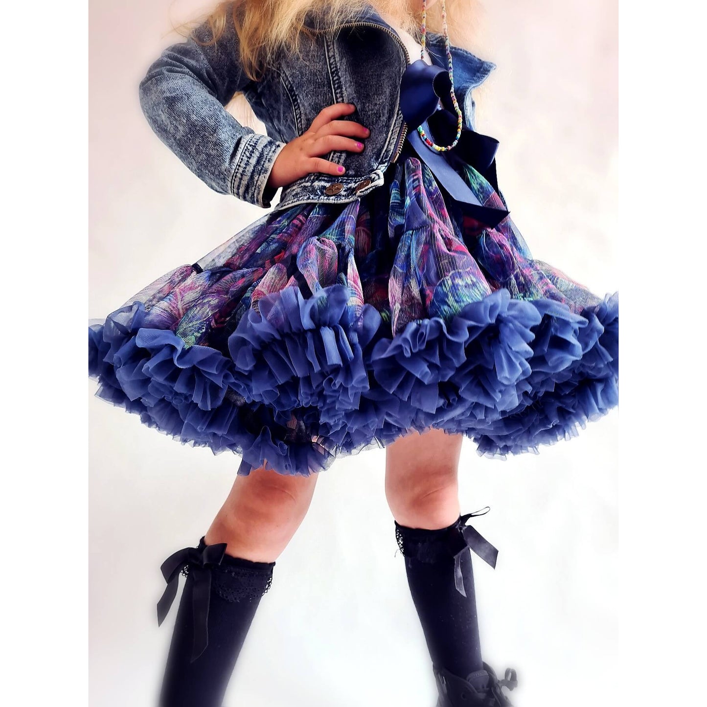 Spódniczka LaVashka Floral - Atrament