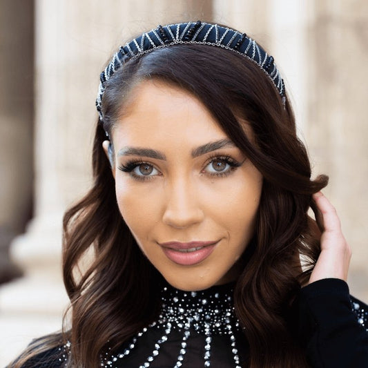 GlamRock Rita Black - opaska - LaVashka.com