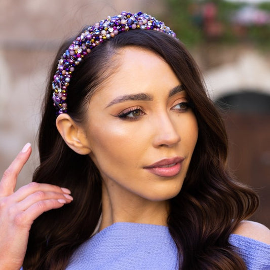 Lorene narrow Magic Purple - opaska - LaVashka.com