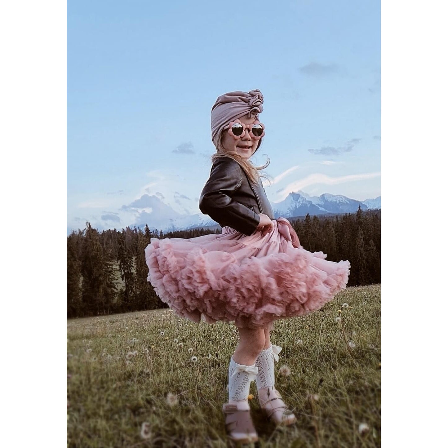 Spódniczka LaVashka - Pudrowy róż