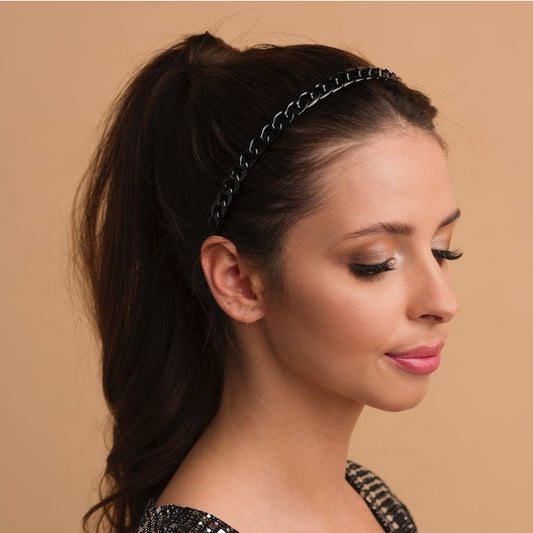 Rebel I Deep black - opaska - LaVashka.com