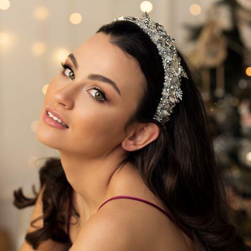 SR Olimpia Crystal white - opaska - LaVashka.com