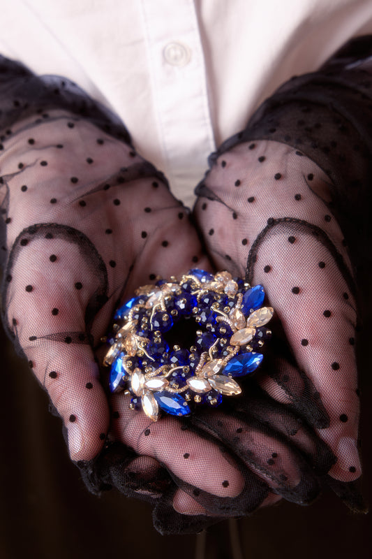 Azzura Sapphire - Broszka
