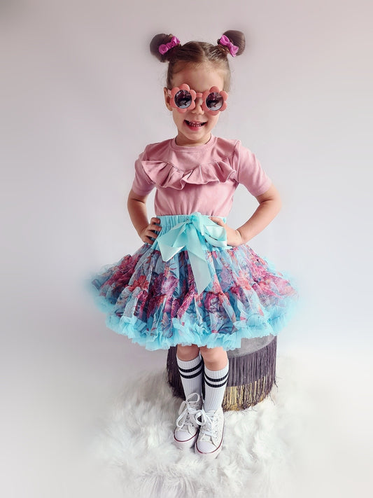 Spódniczka LaVashka Floral - Błękit