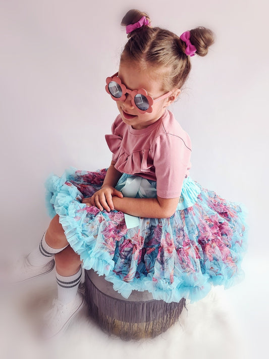 Spódniczka LaVashka Floral - Błękit