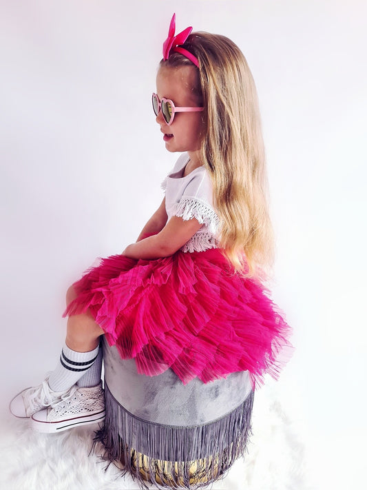 Spódniczka LaVashka Fru Fru! - Amarant