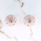 Zestaw Lumina Silver Pink  - Opaska & Kolczyki