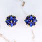 Zestaw Azzura  Sapphire - Broszka & Kolczyki