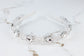 Zestaw Aphrodite Amore Crystal White - Opaska & Kolczyki
