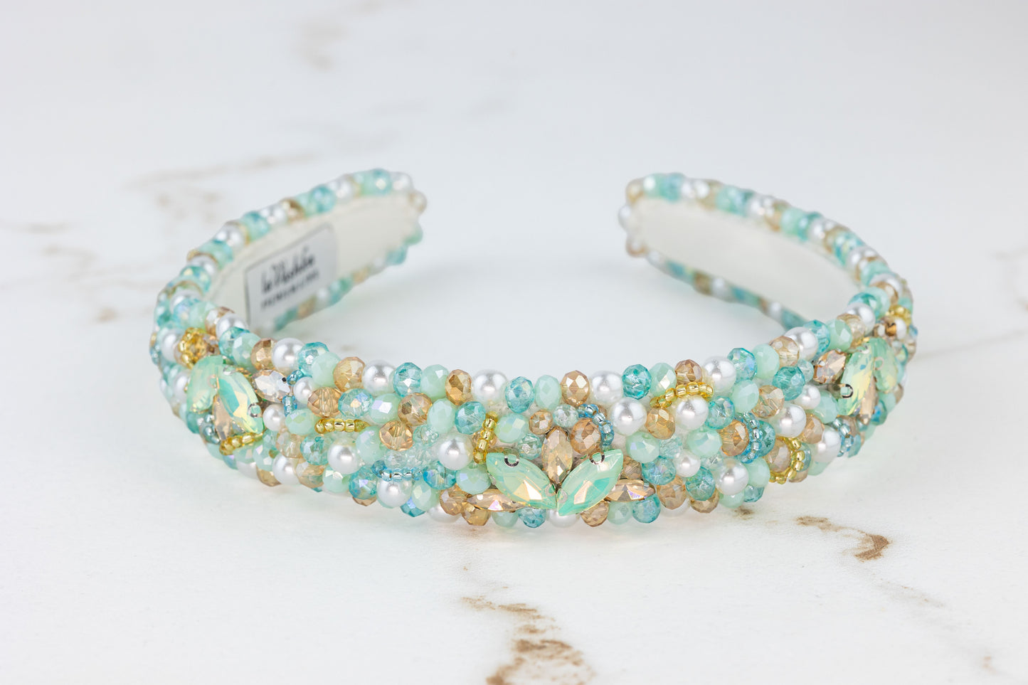 Flora Narrow Tiffany Mint - Opaska