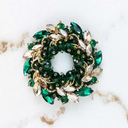 Azzura Emerald - Broszka