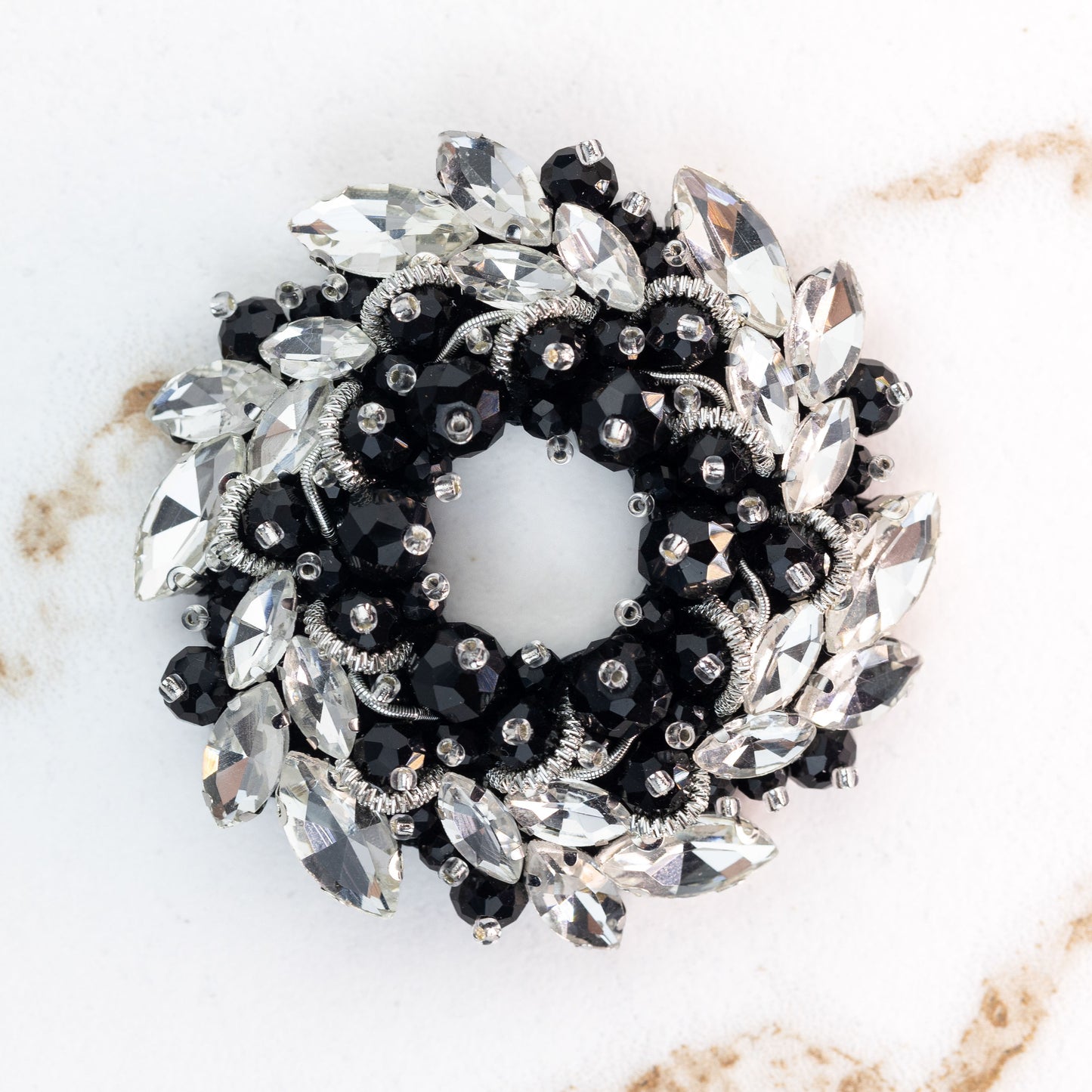 Azzura Black Silver - Broszka