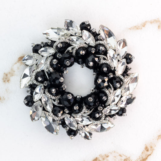 Azzura Black Silver - Broszka