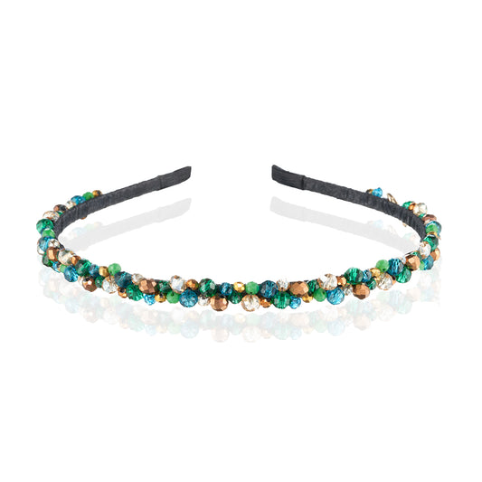 Aura Gold Emerald - opaska