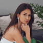 Amore Crystal white - kolczyki