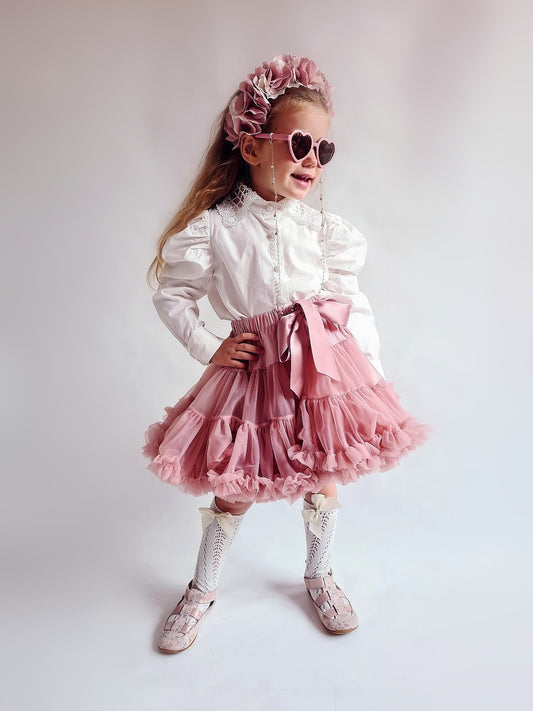 Spódniczka LaVashka - Pudrowy róż