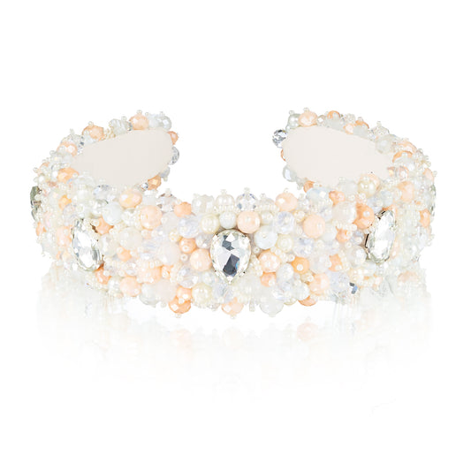 Liberty Ivory z perełkami - opaska