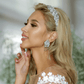 Dolores Crystal white pure - kolczyki