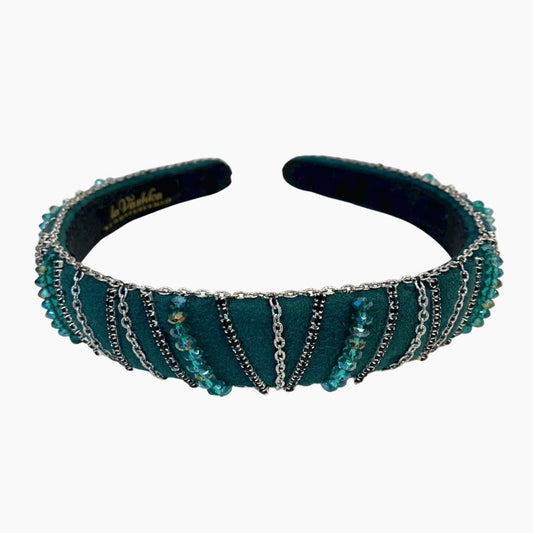 GlamRock Rita Emerald - opaska - LaVashka.com